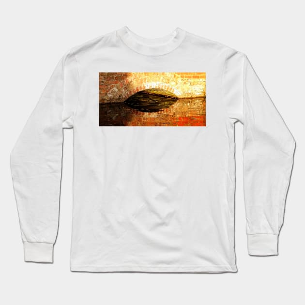 Pond Detail. Chesterford Research Park, Essex, UK Long Sleeve T-Shirt by IgorPozdnyakov